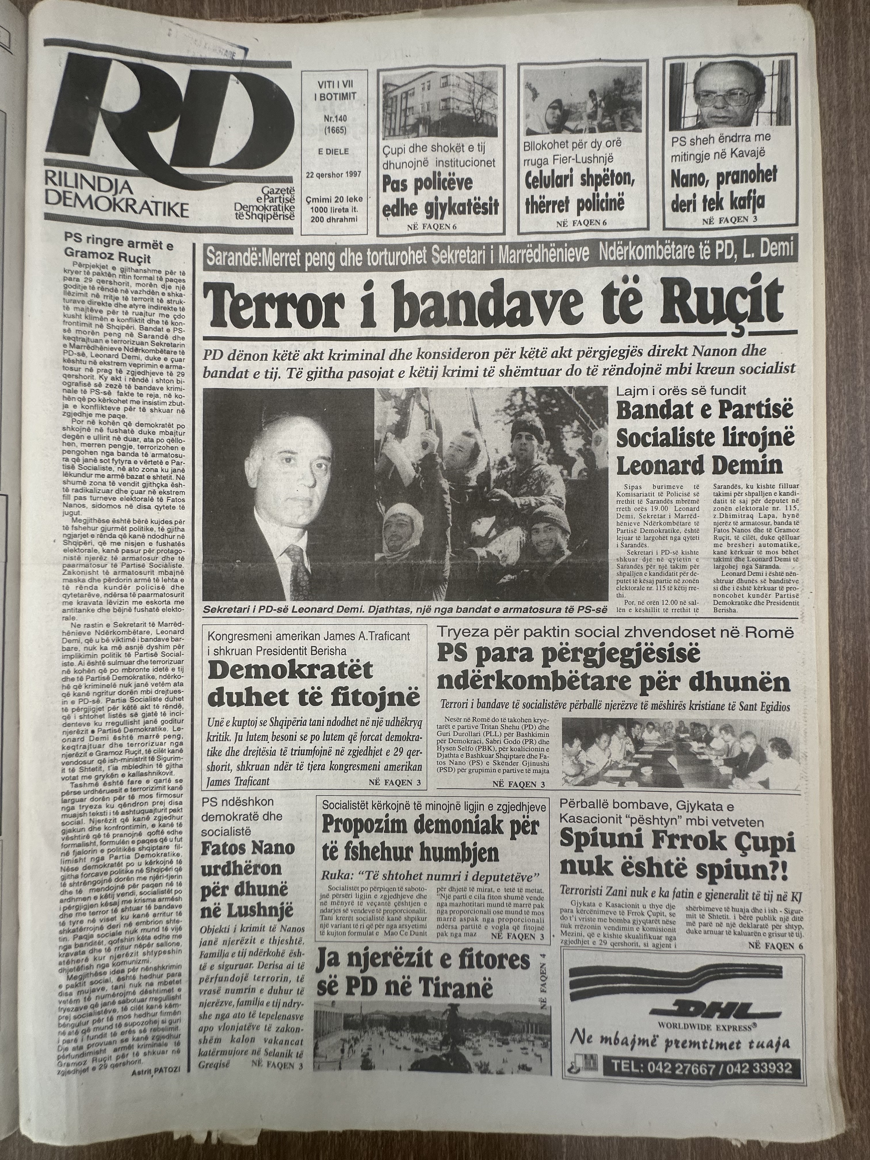 Rilindja Demokratike 1997-06-22